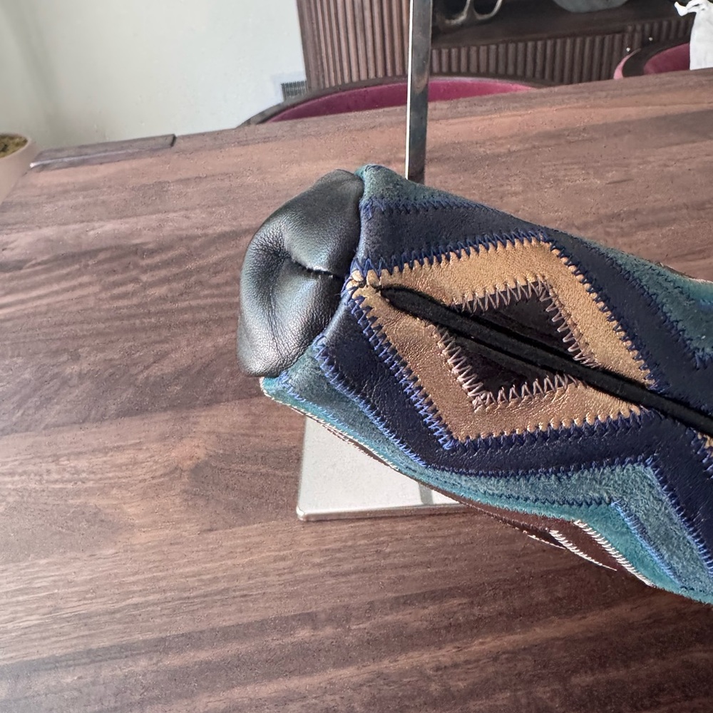 Chevron Patchwork Frame Bag - image 6